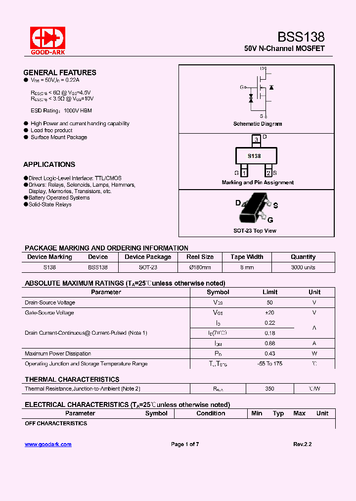 BSS138_8840290.PDF Datasheet