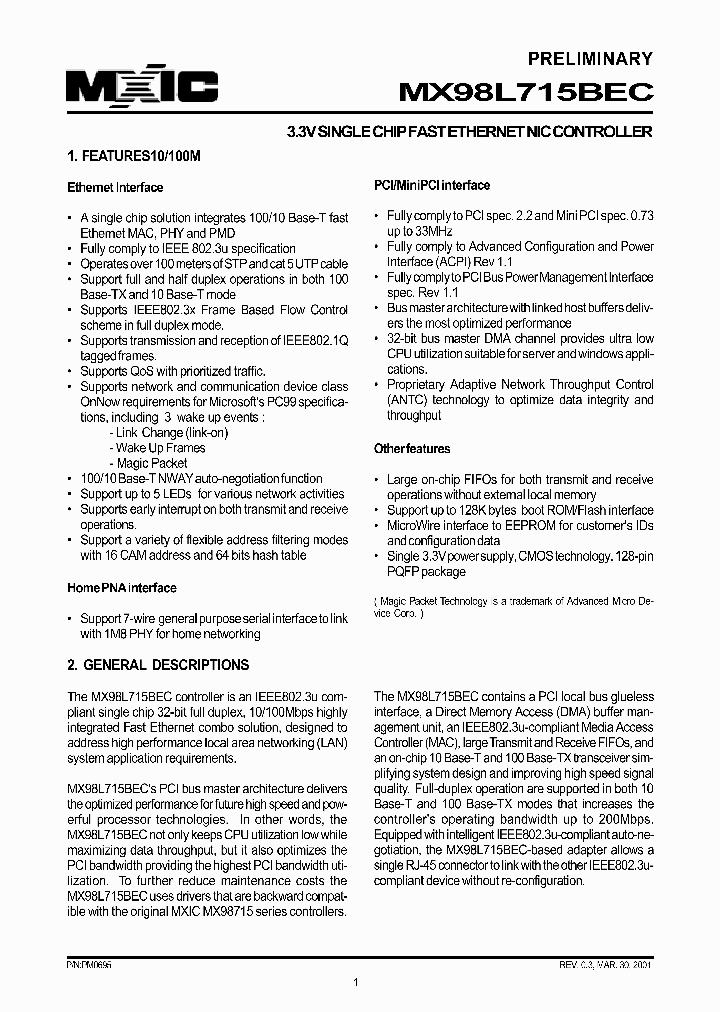 MX98L715BEC_8840527.PDF Datasheet