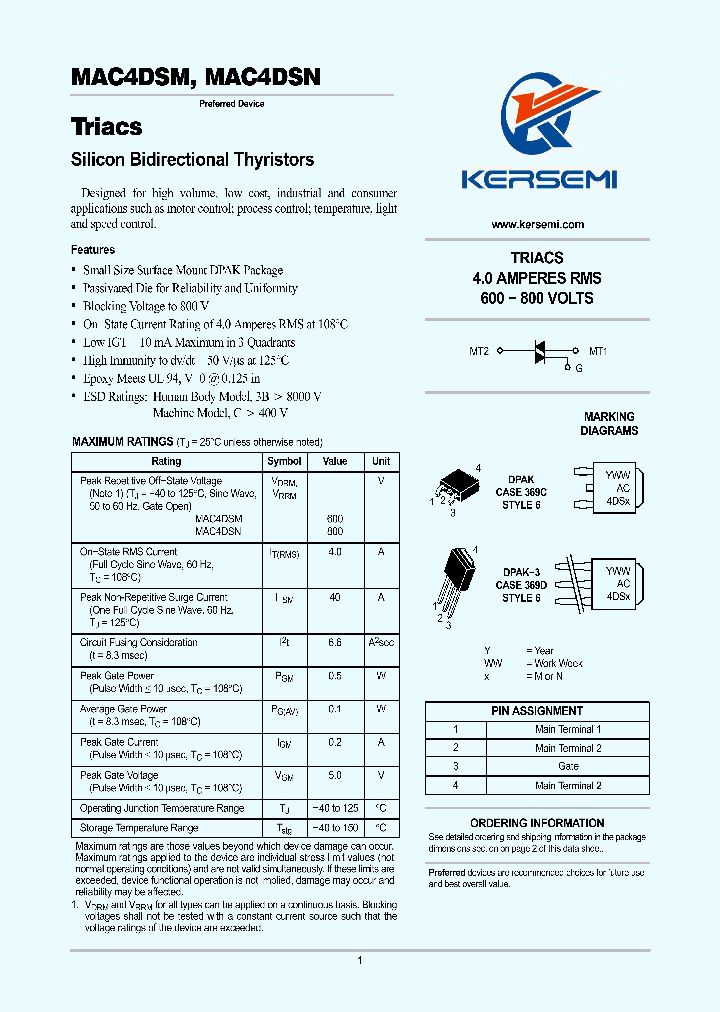 MAC4DSM_8831958.PDF Datasheet