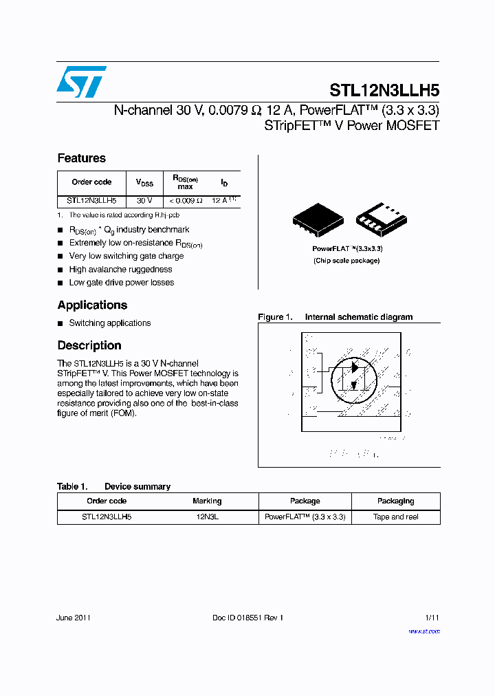 STL12N3LLH5_8834639.PDF Datasheet