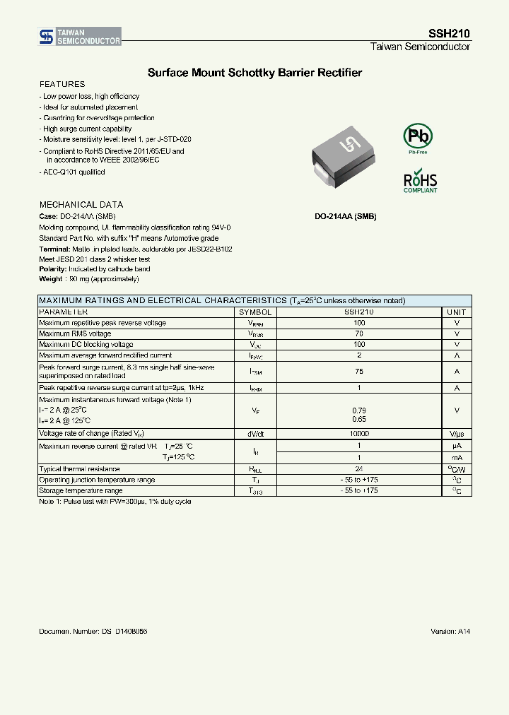 SSH210_8841884.PDF Datasheet