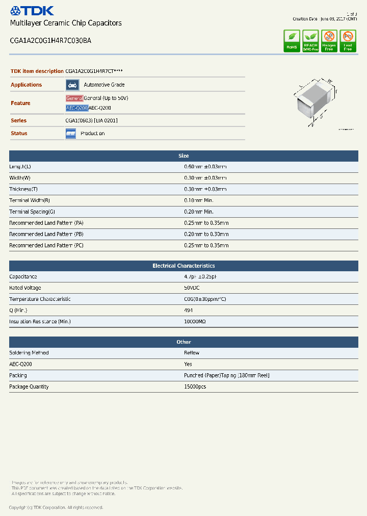 CGA1A2C0G1H4R7C030BA-17_8842490.PDF Datasheet