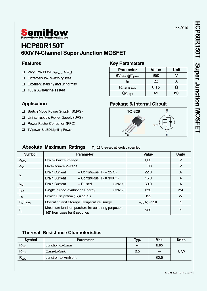 HCP60R150T_8843164.PDF Datasheet