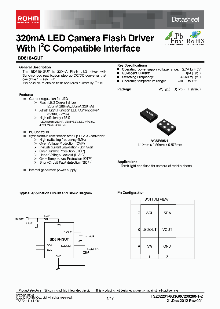 BD6164GUT-E2_8845556.PDF Datasheet