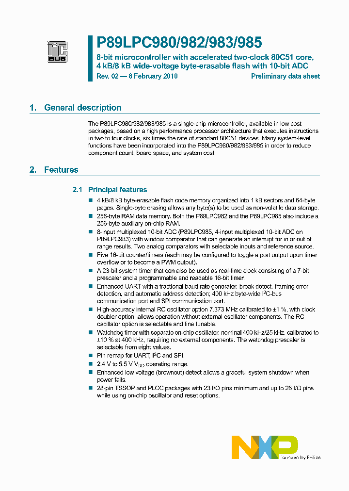 P89LPC982FDH_8848475.PDF Datasheet