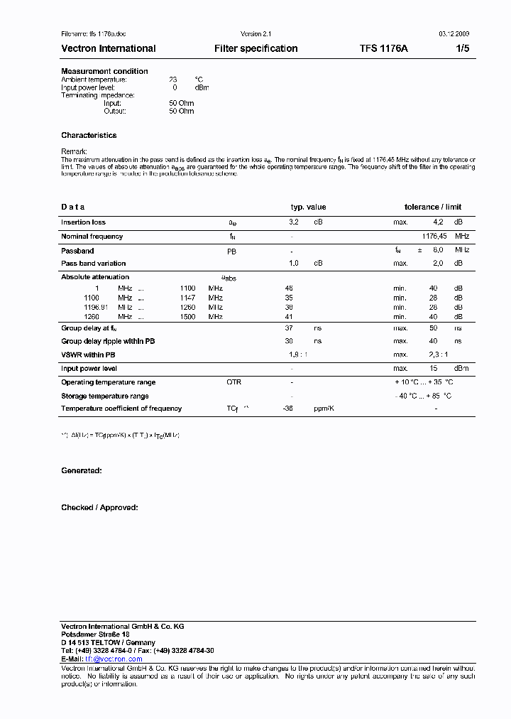 TFS1176A_8850190.PDF Datasheet