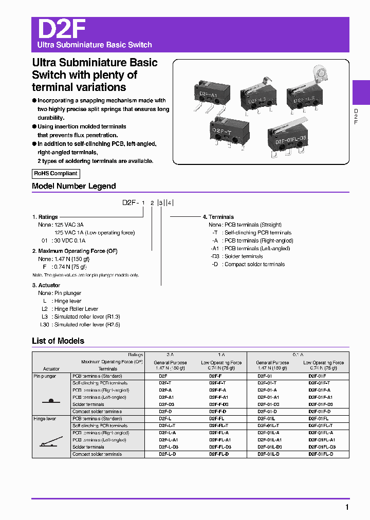 D2F-01_8850217.PDF Datasheet