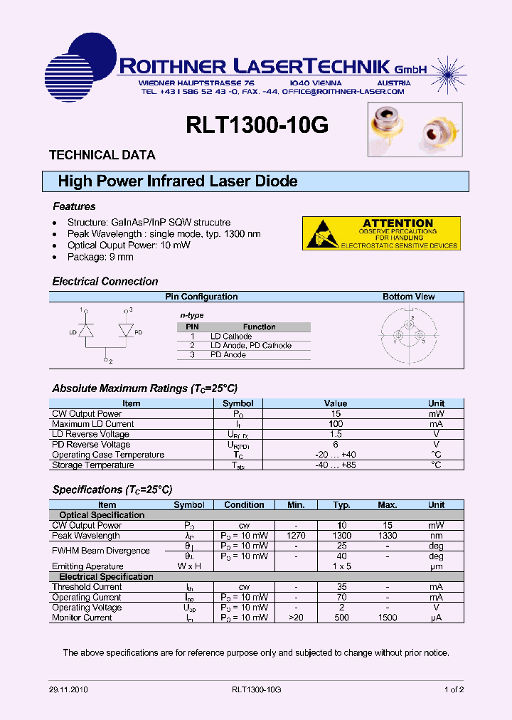 RLT1300-10G_8850991.PDF Datasheet