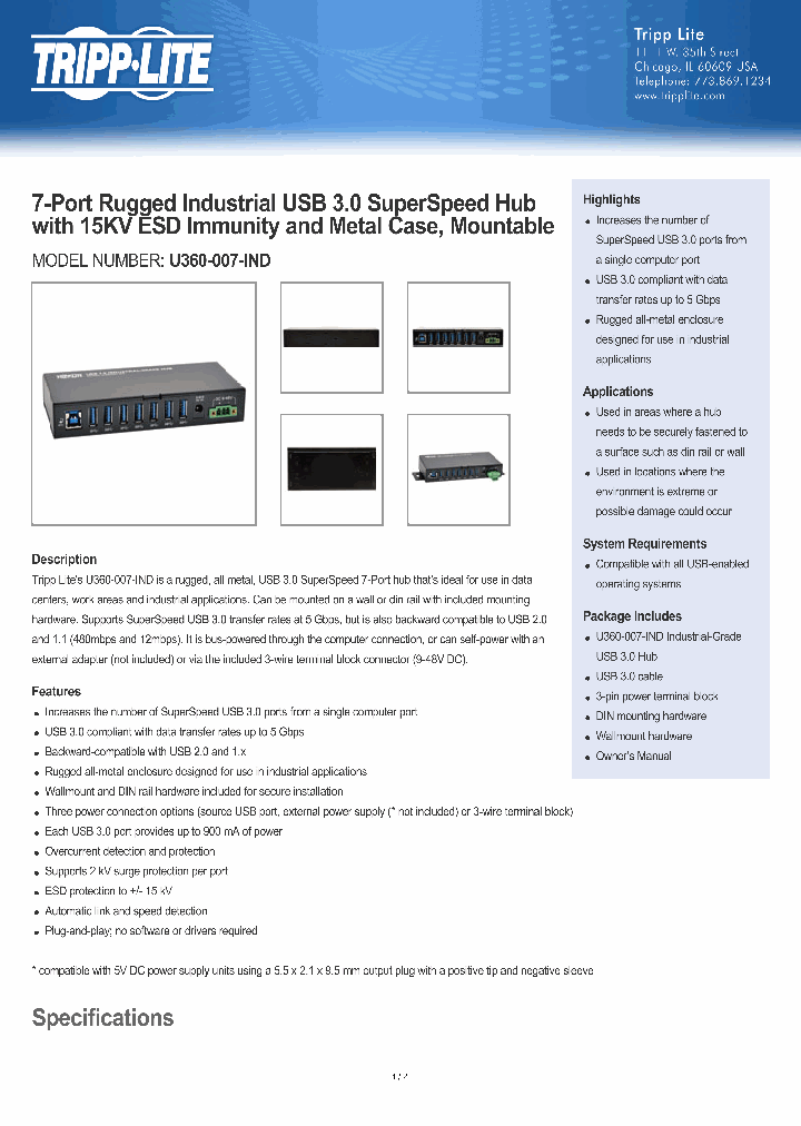 U360007IND_8858001.PDF Datasheet