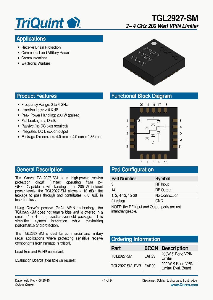 TGL2927-SM_8859470.PDF Datasheet