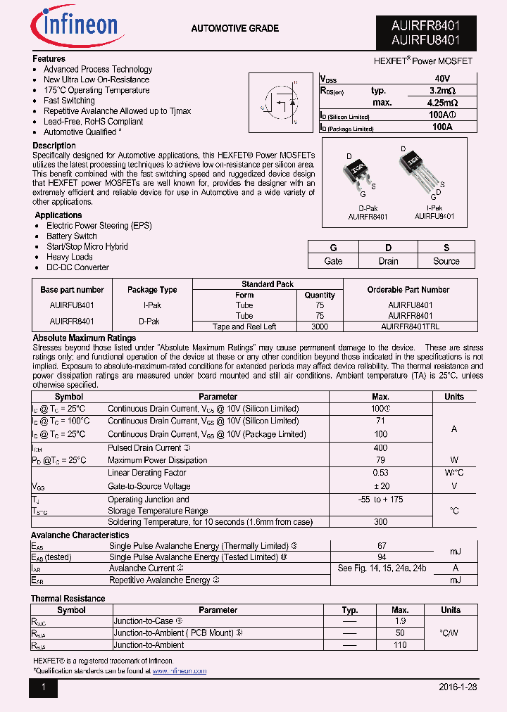 AUIRFU8401_8867854.PDF Datasheet