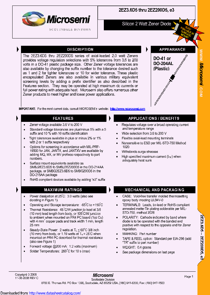 2EZ91D10E3TR12_8869803.PDF Datasheet