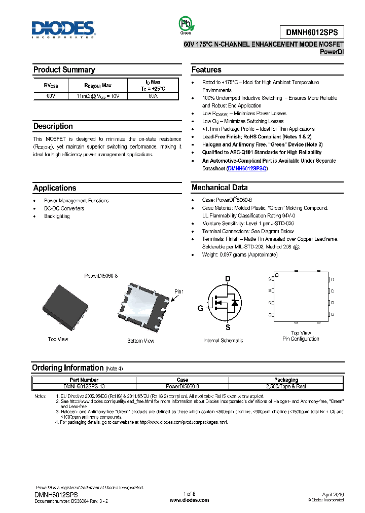 DMNH6012SPS_8869787.PDF Datasheet