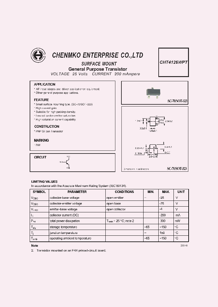 CHT4126WPT_8869412.PDF Datasheet