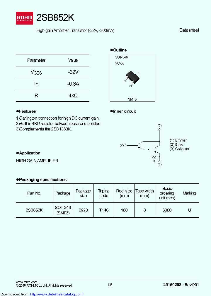 2SB852KT146B_8871815.PDF Datasheet