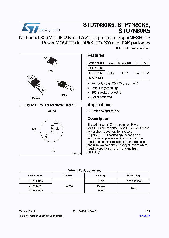 STP7N80K5_8876049.PDF Datasheet