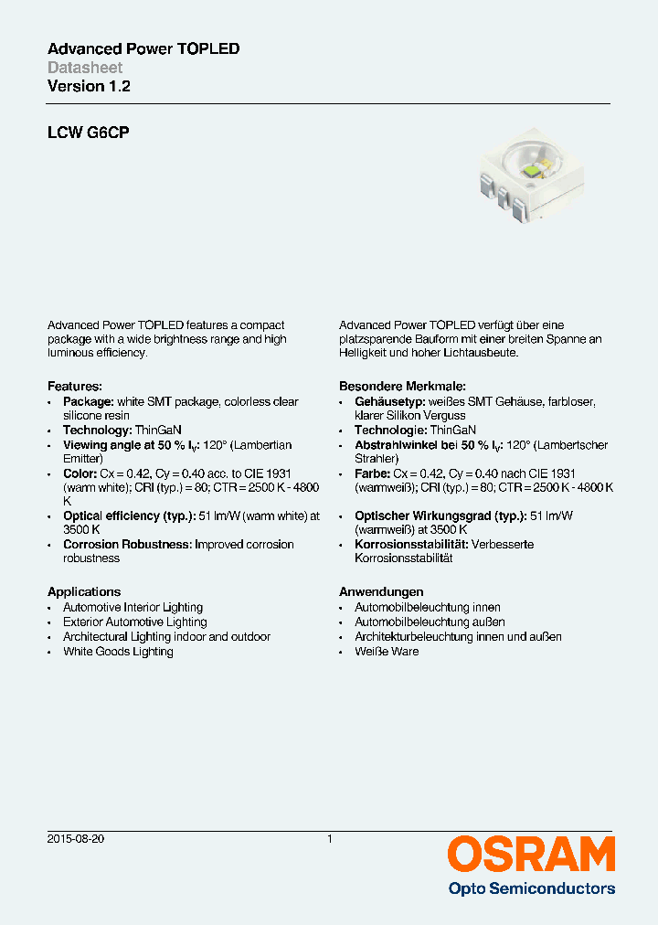 LCWG6CP-DAFA-4J8K_8879140.PDF Datasheet