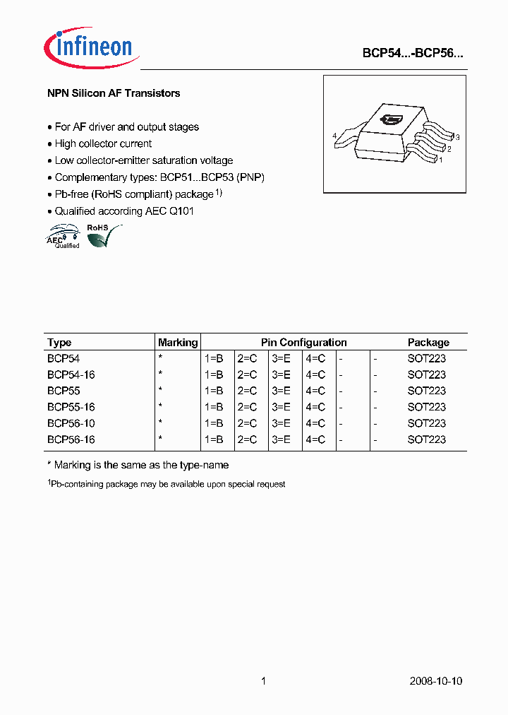 BCP54-08_8880450.PDF Datasheet