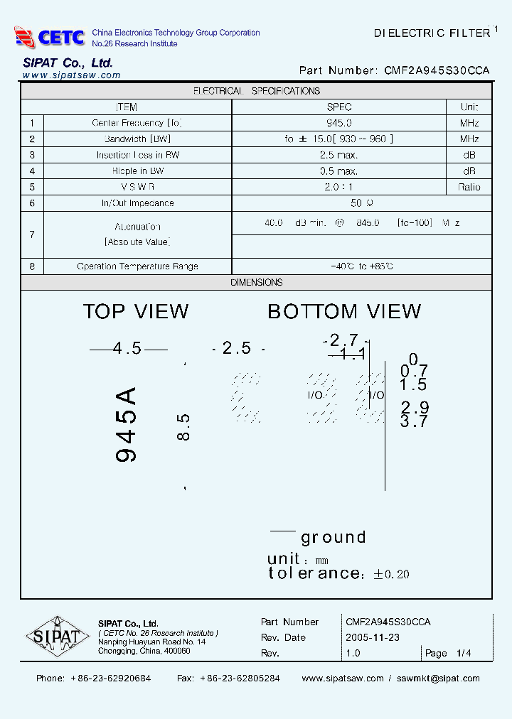 CMF2A945S30CCA_8881099.PDF Datasheet