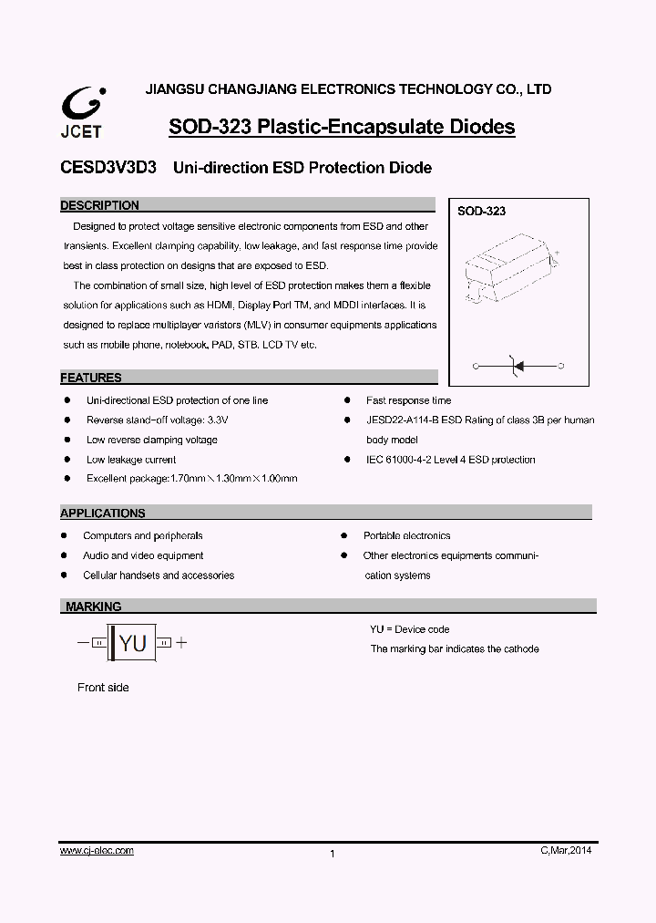 CESD3V3D3_8885887.PDF Datasheet