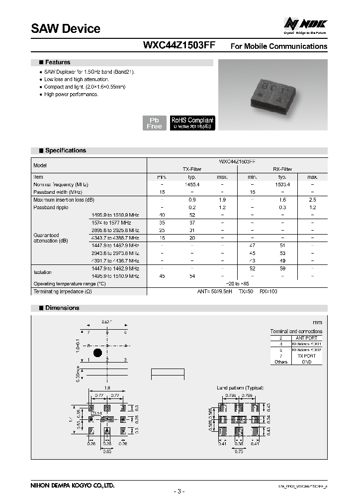 WXC44Z1503FF_8888054.PDF Datasheet