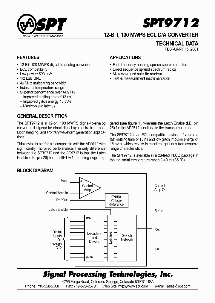 SPT9712AIP_8888632.PDF Datasheet