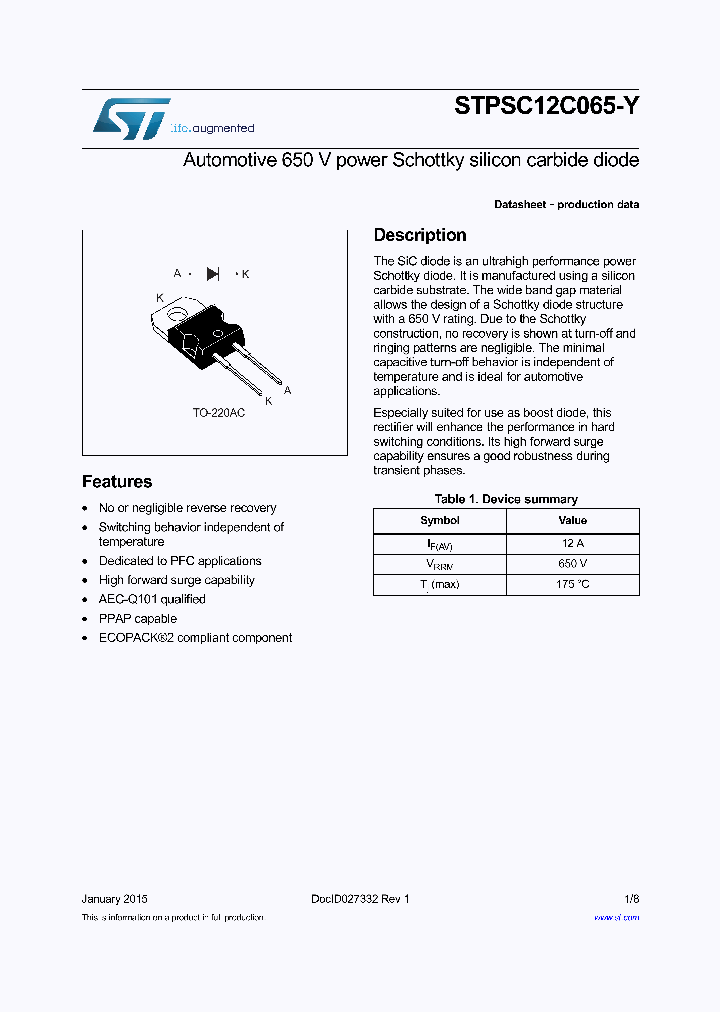 STPSC12C065-Y_8892511.PDF Datasheet