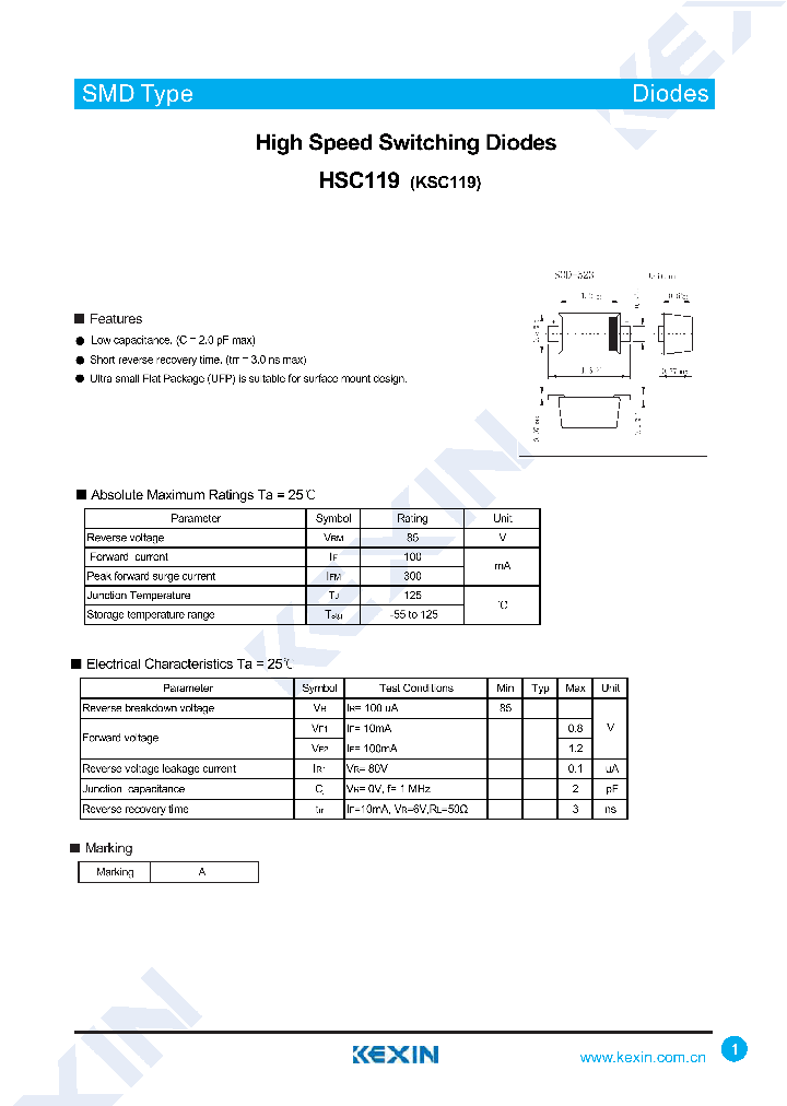 HSC119_8900077.PDF Datasheet