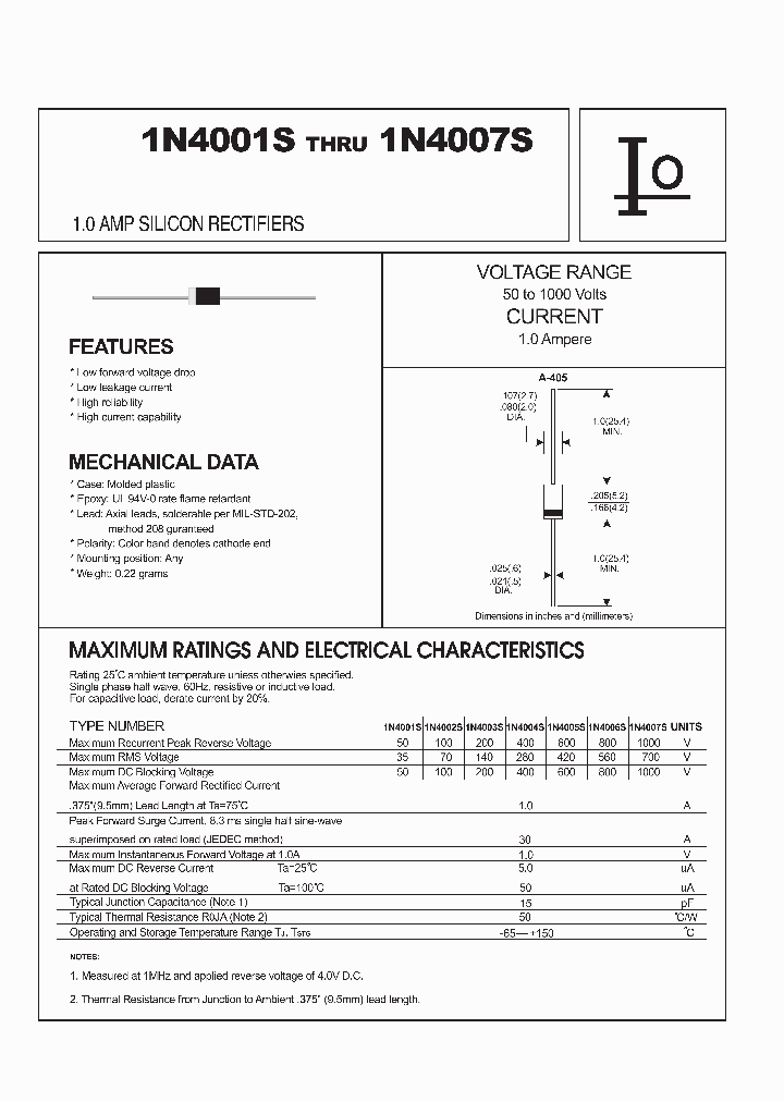 1N4007S_8900235.PDF Datasheet