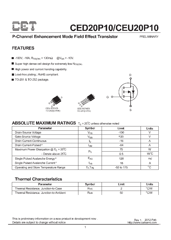 CEU20P10_8900217.PDF Datasheet