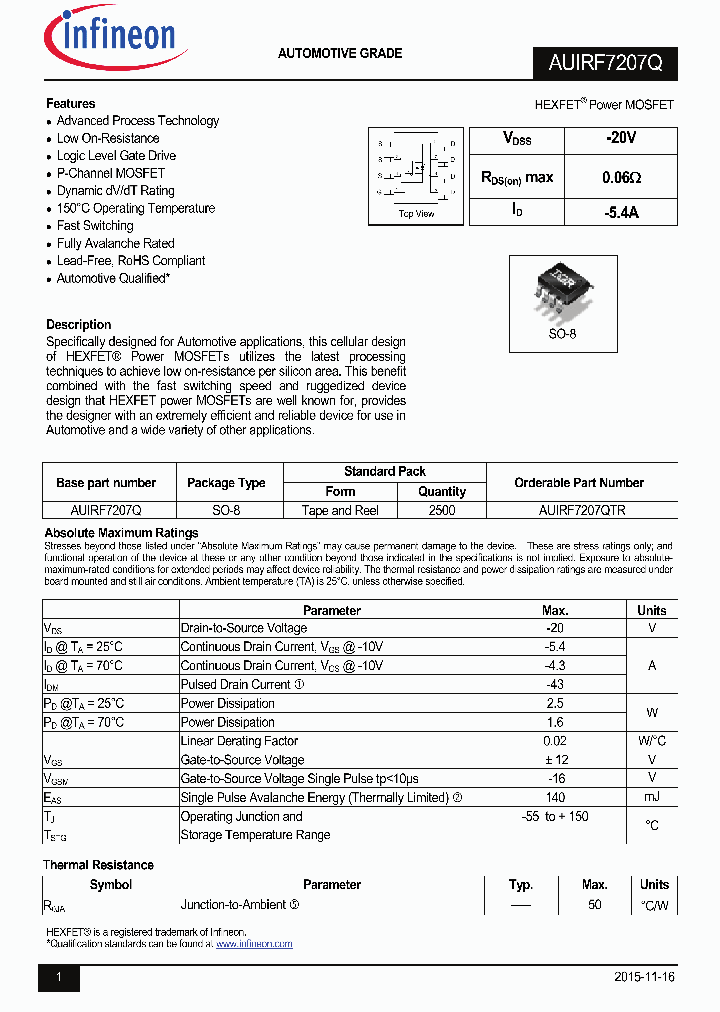 AUIRF7207Q_8901146.PDF Datasheet