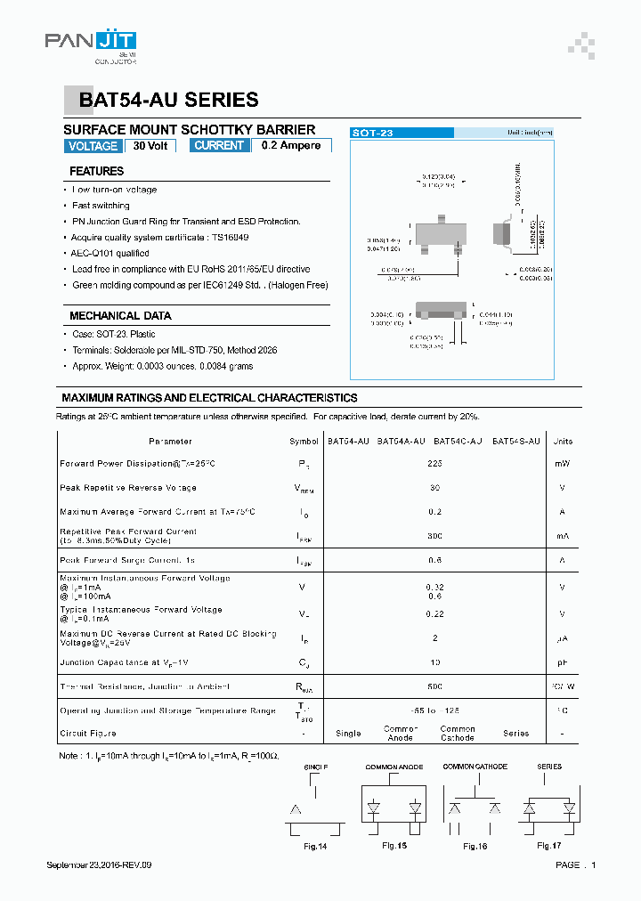 BAT54-AU-16_8902061.PDF Datasheet