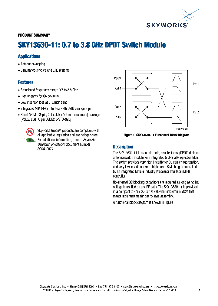 SKY13630-11_8904550.PDF Datasheet