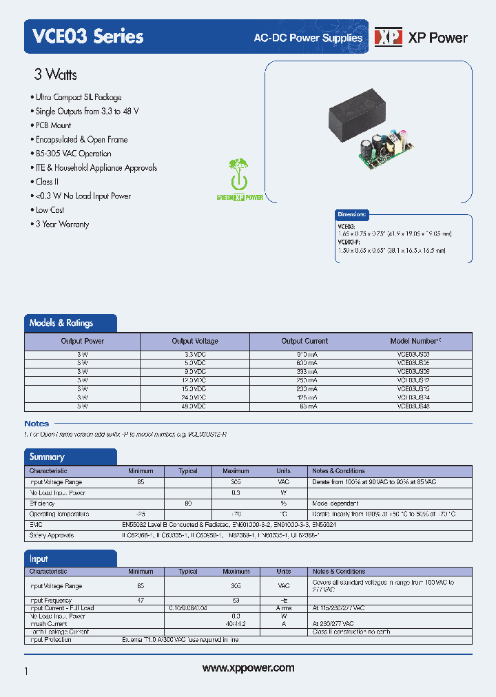 VCE03US24_8904796.PDF Datasheet
