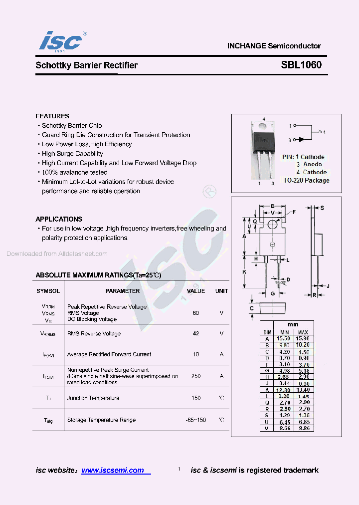 SBL1060_8904884.PDF Datasheet