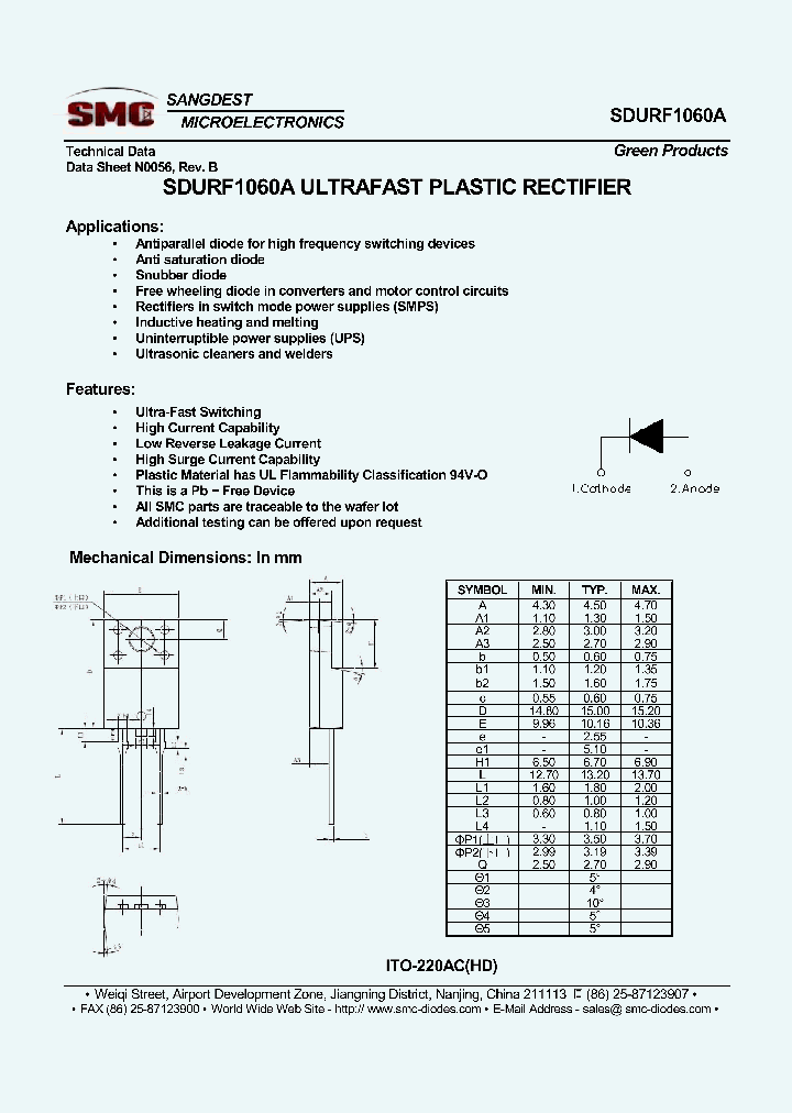 SDURF1060A_8906971.PDF Datasheet