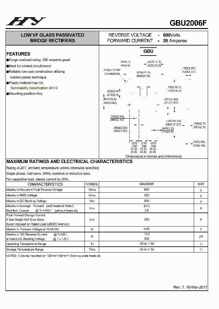GBU2006F-17_8910309.PDF Datasheet