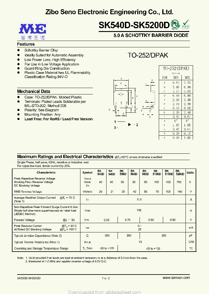SK540D_8910469.PDF Datasheet