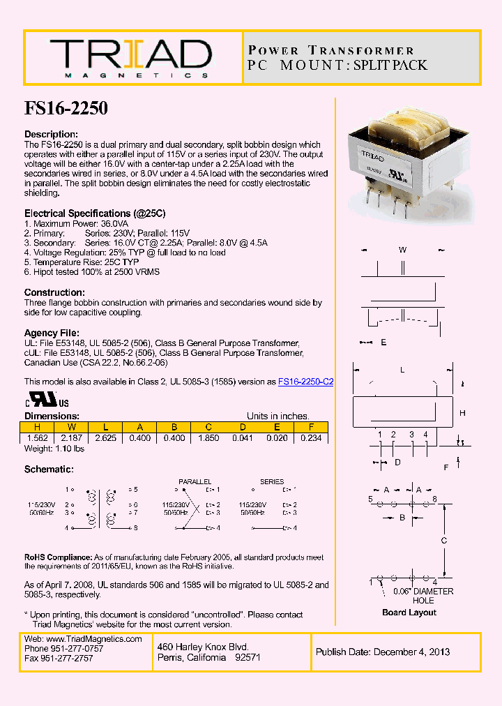 FS16-2250_8910635.PDF Datasheet