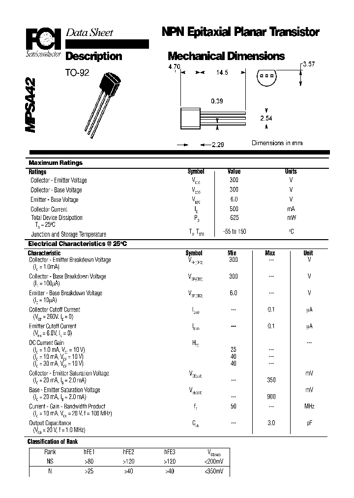 MPSA42_8912655.PDF Datasheet