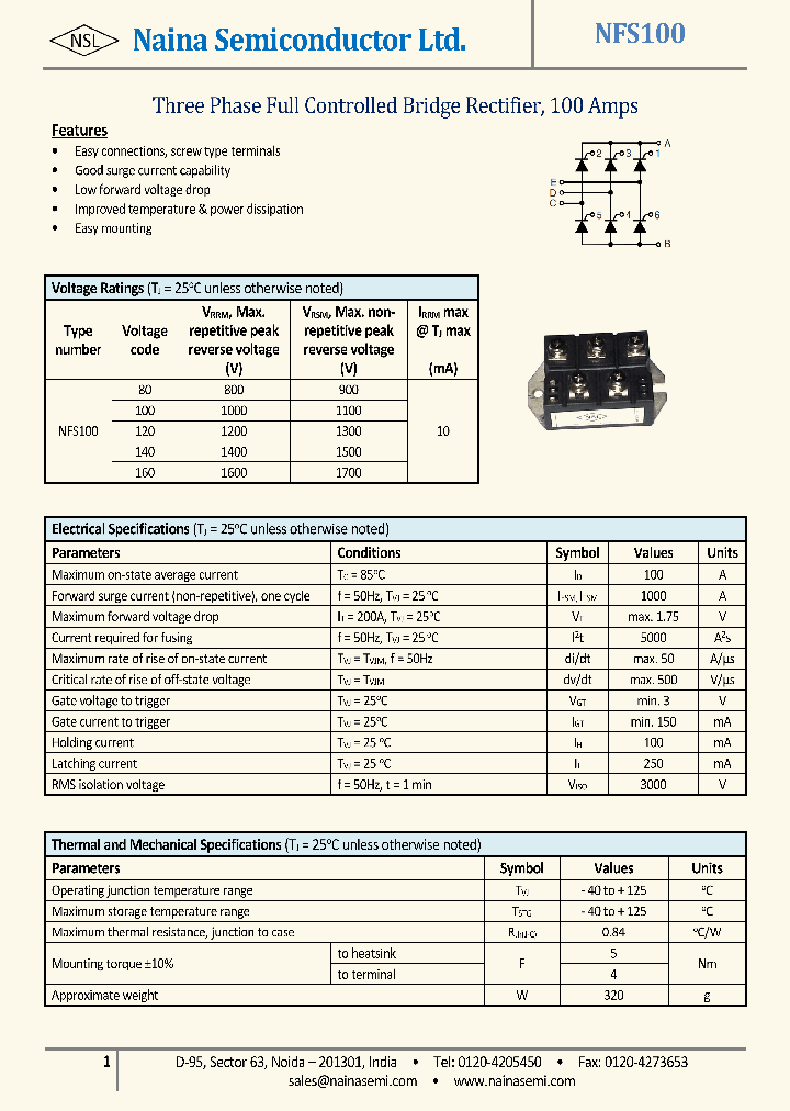 NFS100_8912688.PDF Datasheet