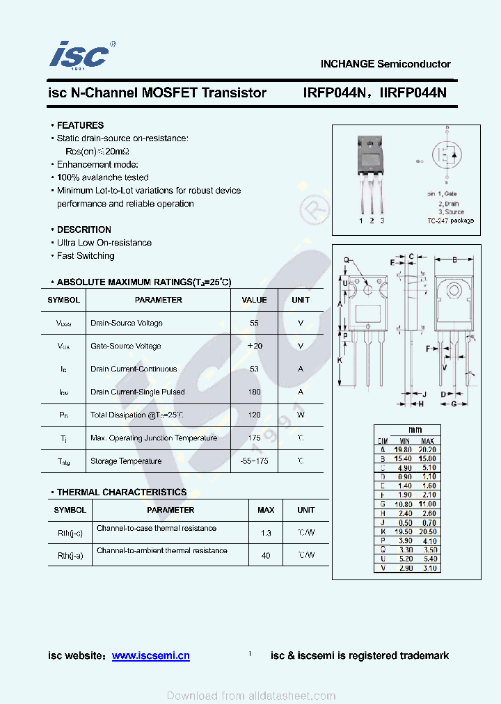 IIRFP044N_8912860.PDF Datasheet