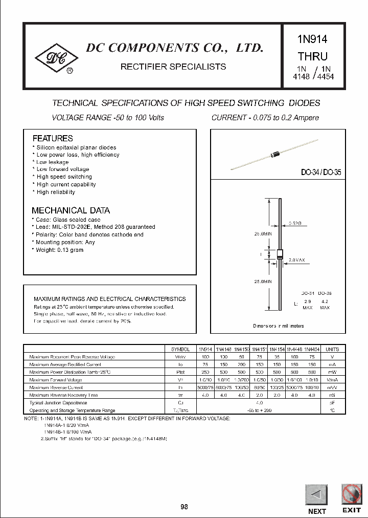 1N4151_8913392.PDF Datasheet