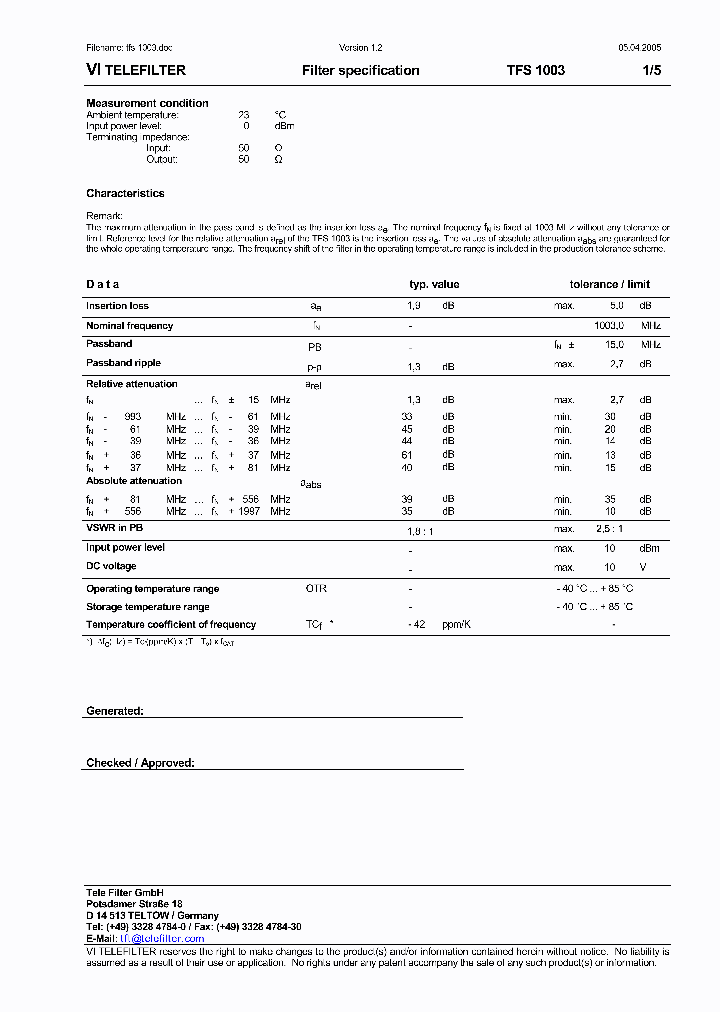 TFS1003_8914675.PDF Datasheet