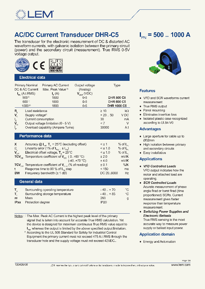 DHR1000C5_8916014.PDF Datasheet