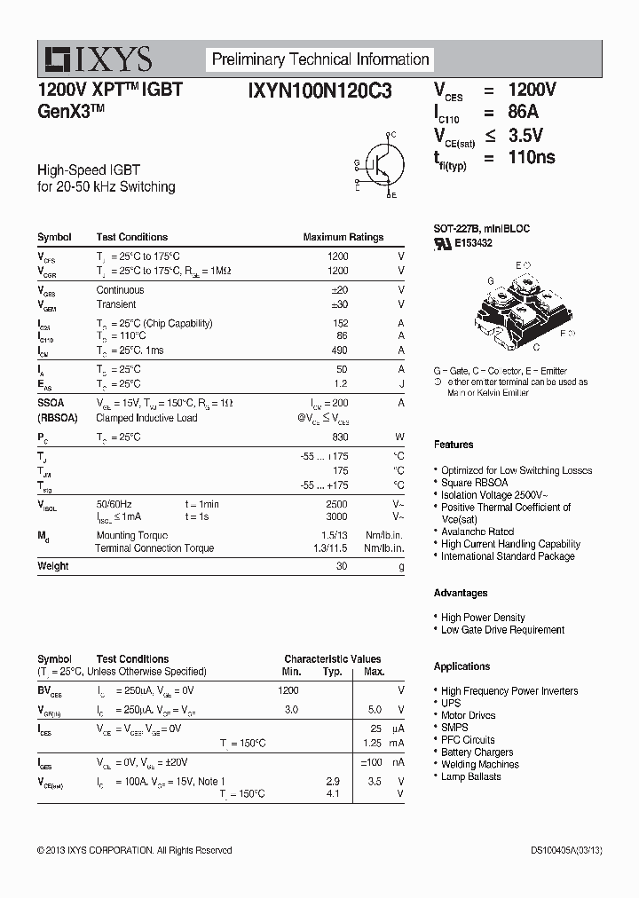 IXYN100N120C3_8916525.PDF Datasheet