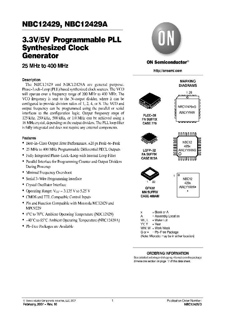 NBC12429FAR2_8918649.PDF Datasheet