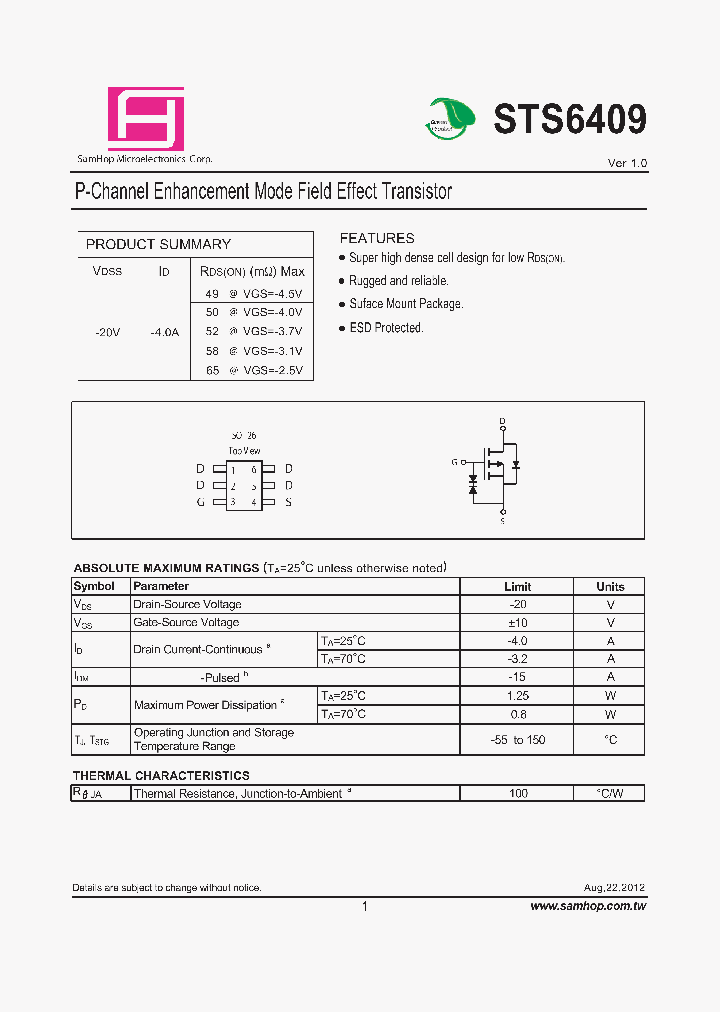 STS6409_8920425.PDF Datasheet