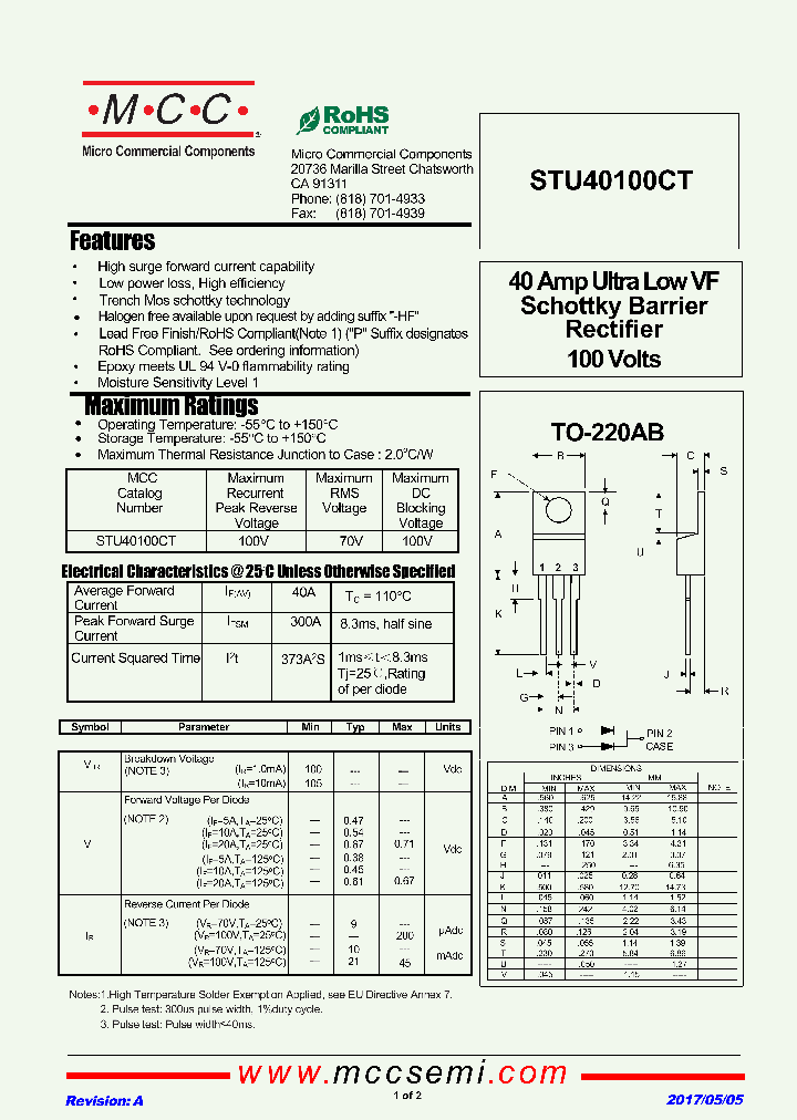 STU40100CT_8921524.PDF Datasheet