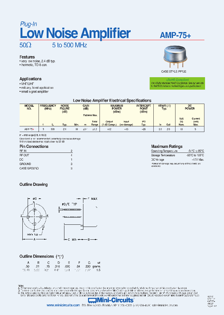 AMP-75_8924074.PDF Datasheet